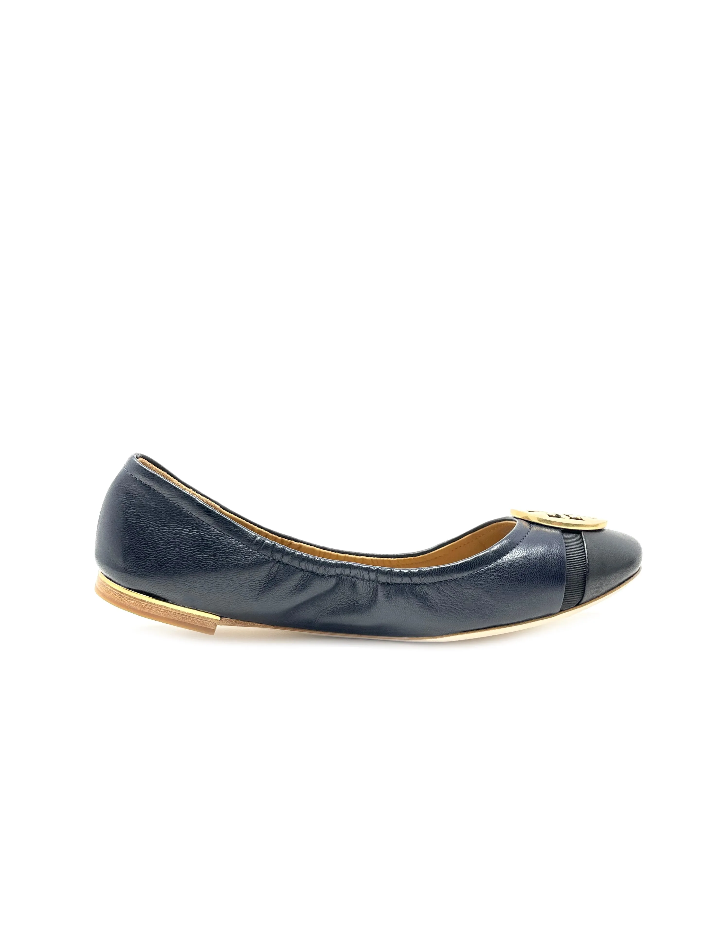 Tory Burch Minnie Cap-Toe Ballet