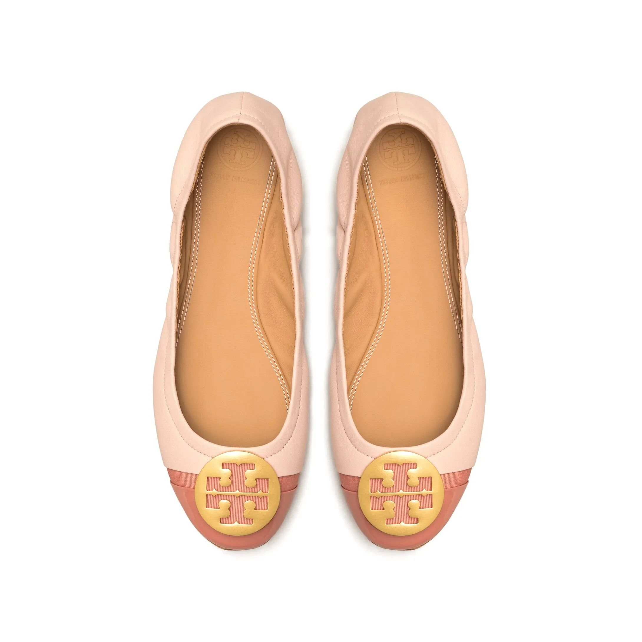 Tory Burch Minnie Cap-Toe Ballet