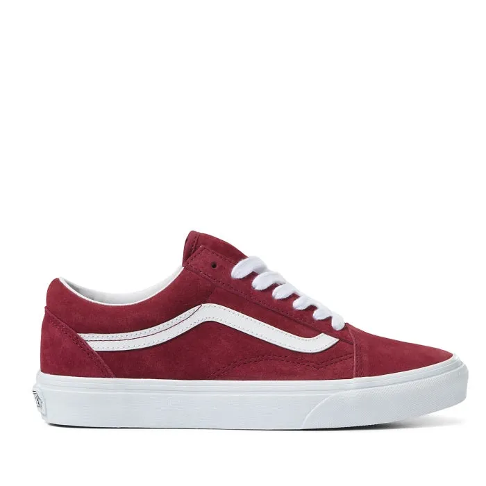 Vans Old Skool Tawny Port Pig Suede Mottled Look Adults