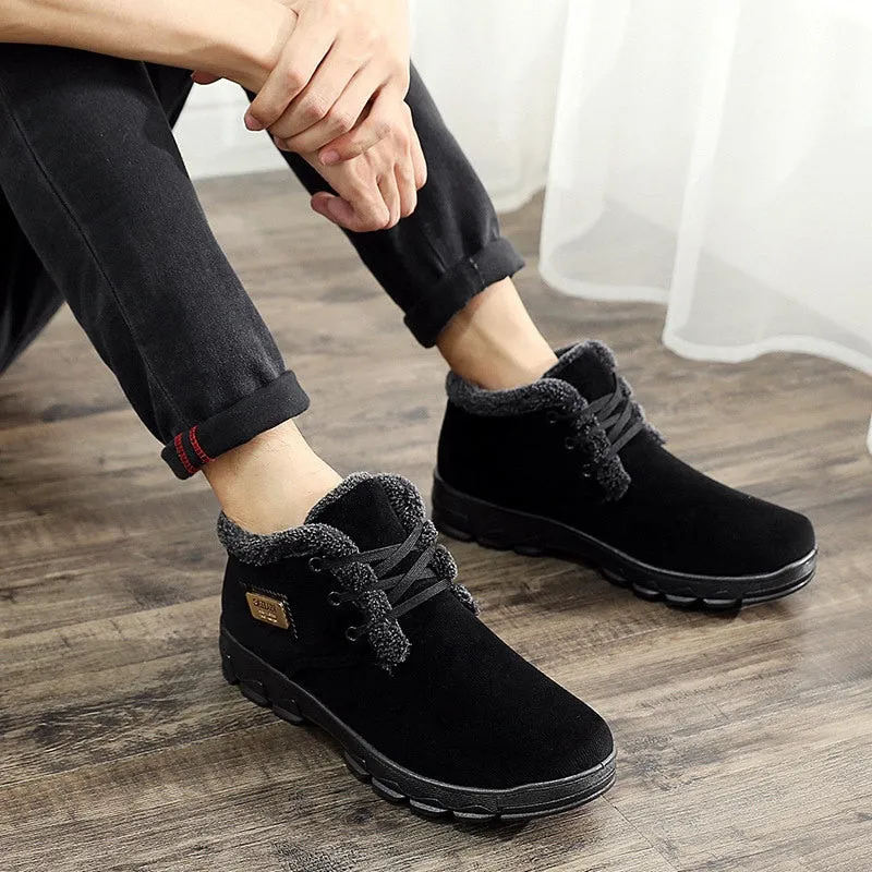 Winter Warm Plush Fashion Casual Ankle Boots with Fur