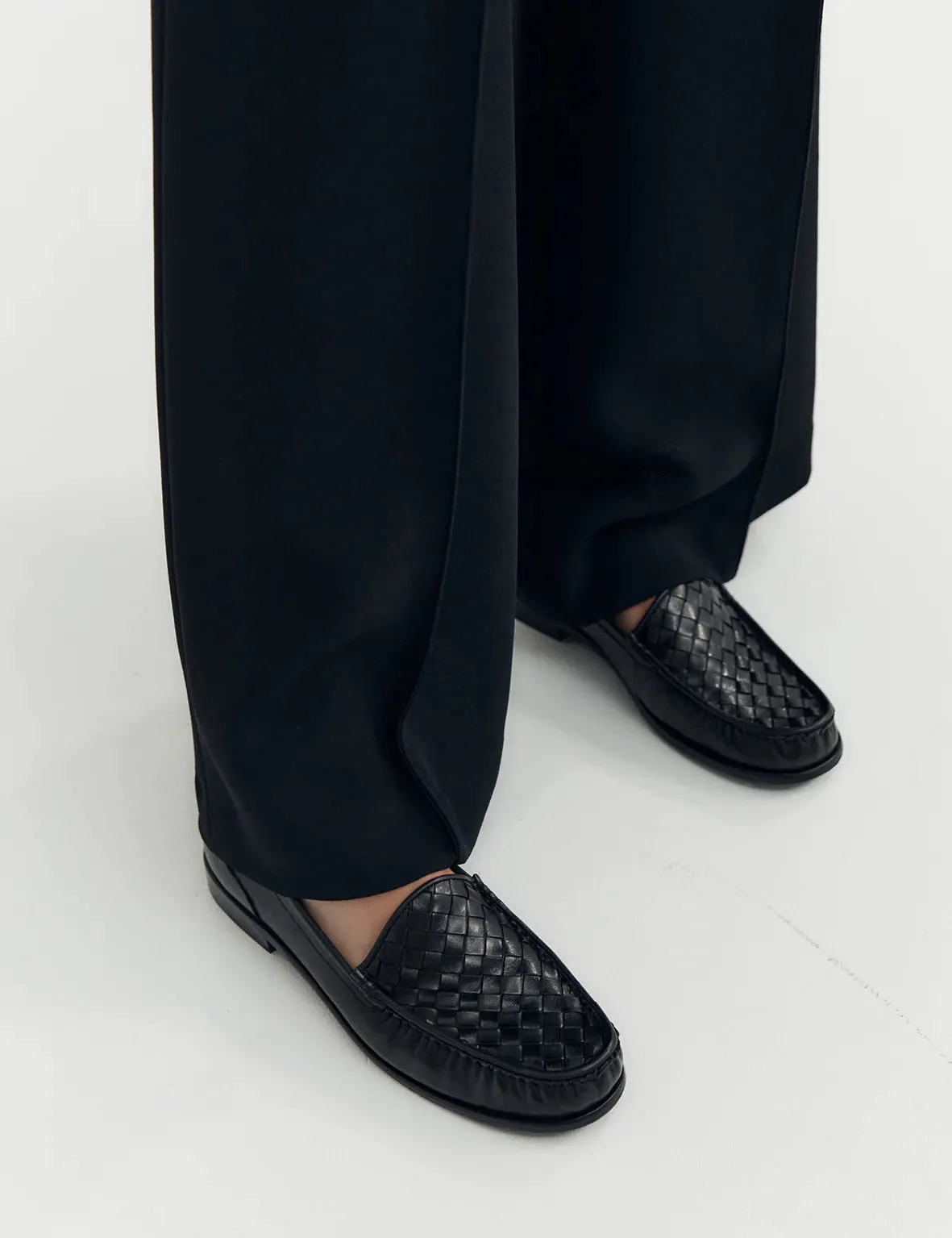 Woven Loafer | Black