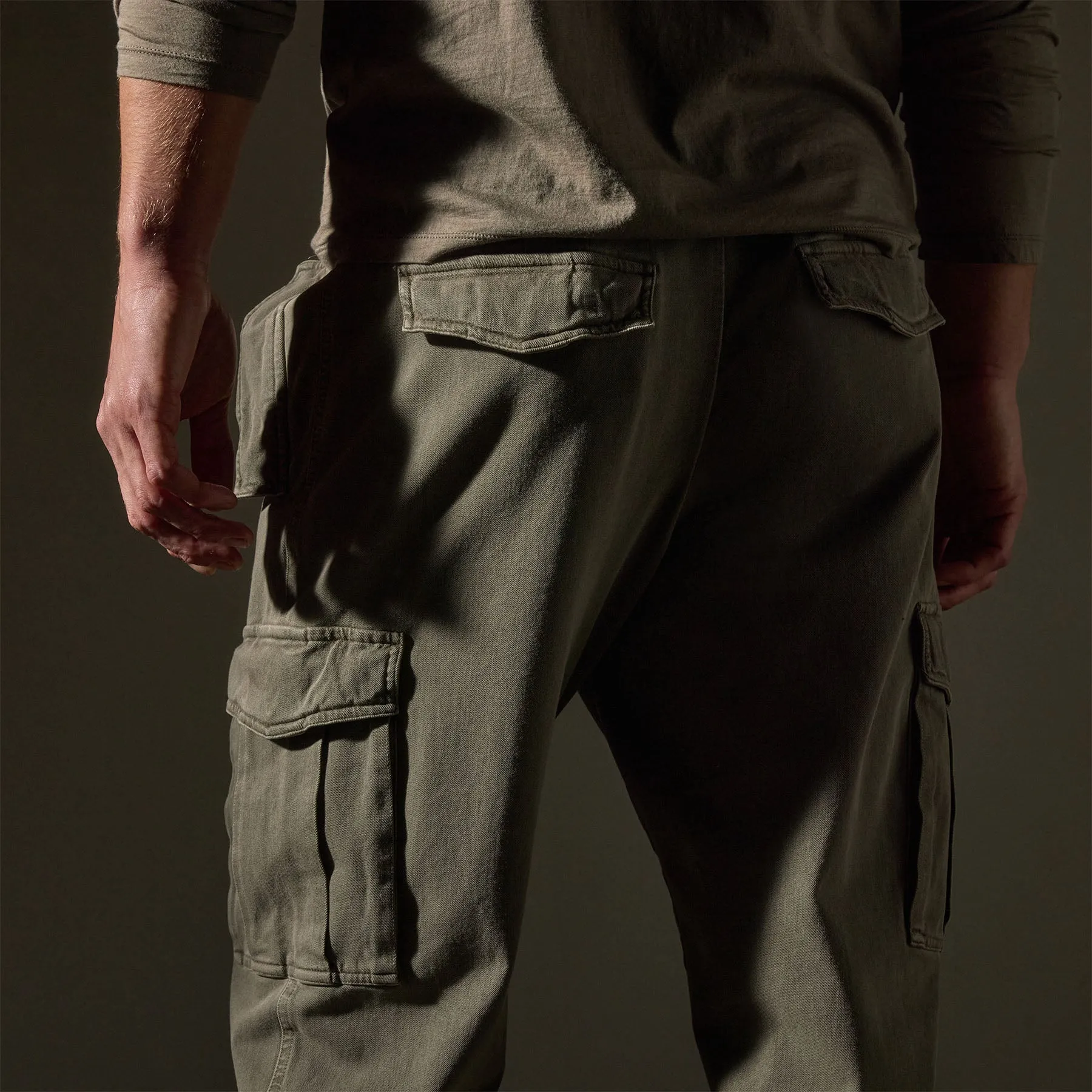 Woven Terry Cargo Pant - Peet Pigment